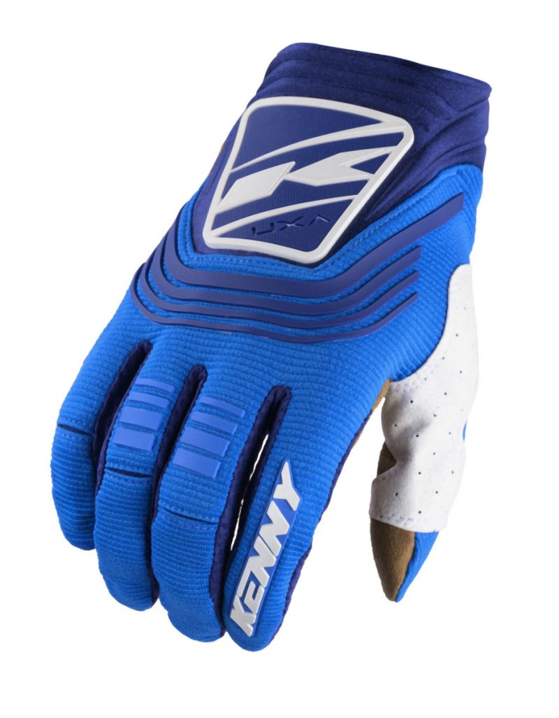 Kenny Racing MOTOCROSS/ENDURO Model Titanium Gloves - Blue/White