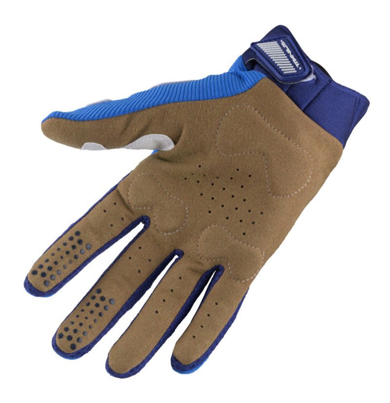 Kenny Racing MOTOCROSS/ENDURO Model Titanium Gloves - Blue/White