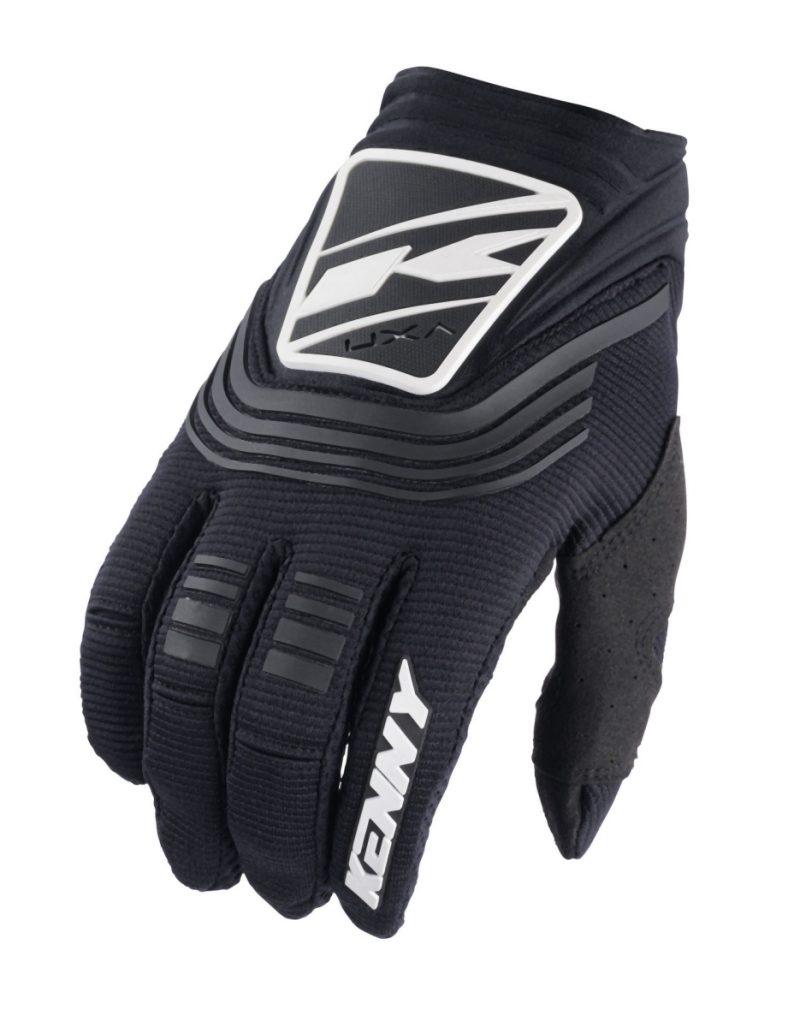 Kenny Racing MOTOCROSS/ENDURO Model Titanium Gloves - Black/White