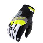 Kenny Racing Safety Gloves 2 Kenny Racing MOTOCROSS/ENDURO Model Safety Gloves - Black/Grey/Fluo Yellow
