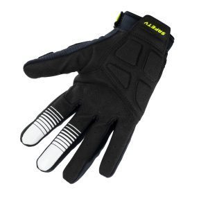 Kenny Racing MOTOCROSS/ENDURO Model Safety Gloves - Black/Grey/Fluo Yellow