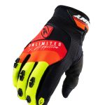 Kenny Racing Safety BLACK/RED/ORANGE Gloves 2 Kenny Racing MOTOCROSS/ENDURO Model Safety BLACK/RED/ORANGE Gloves - Black/Red/Fluo Yellow