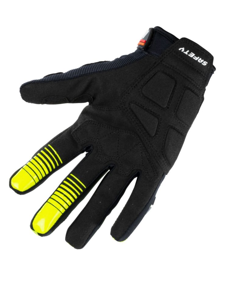 Kenny Racing MOTOCROSS/ENDURO Model Safety BLACK/RED/ORANGE Gloves - Black/Red/Fluo Yellow