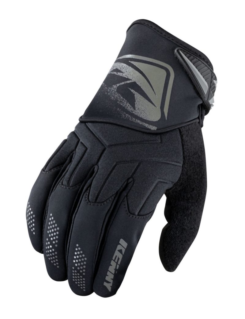 Kenny Racing MOTOCROSS/ENDURO Model Storm Gloves - Black/Grey