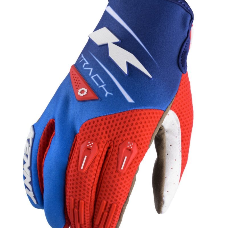 Kenny Racing MOTOCROSS/ENDURO Model Track Youth NAVY/RED Gloves - Blue/Red/White