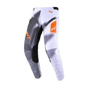 Kenny Racing MOTOCROSS/ENDURO Model Titanium Tones Pants - White/Grey/Orange