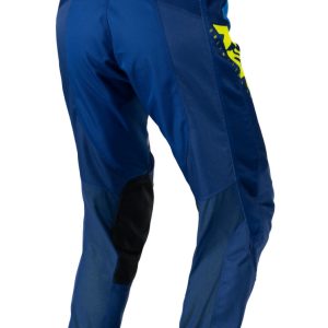 Kenny Racing MOTOCROSS/ENDURO Model Track Focus Youth NAVY/NEON Yellow Pants - Grey/Blue/Fluo Yellow