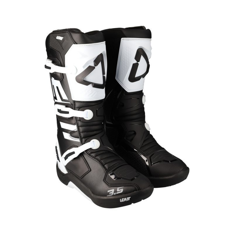 Leatt Cross 3.5 Youth Boots - Black/White