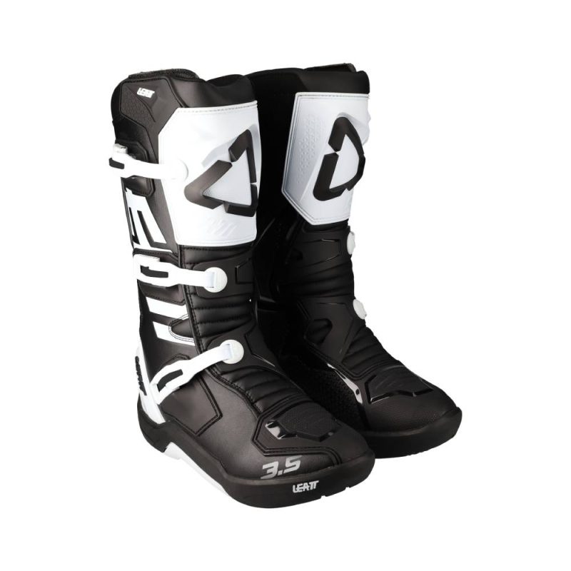 Leatt Cross 3.5 Youth Boots - Black/White