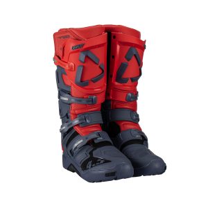 Leatt Cross 4.5 Enduro Boots - Navy/Fluo Red