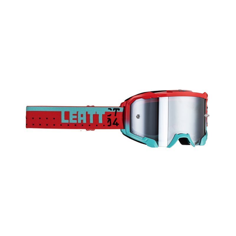 Leatt Velocity 4.5 IRIZ FUEL Silver 50% Goggles Goggles - Blue/Red