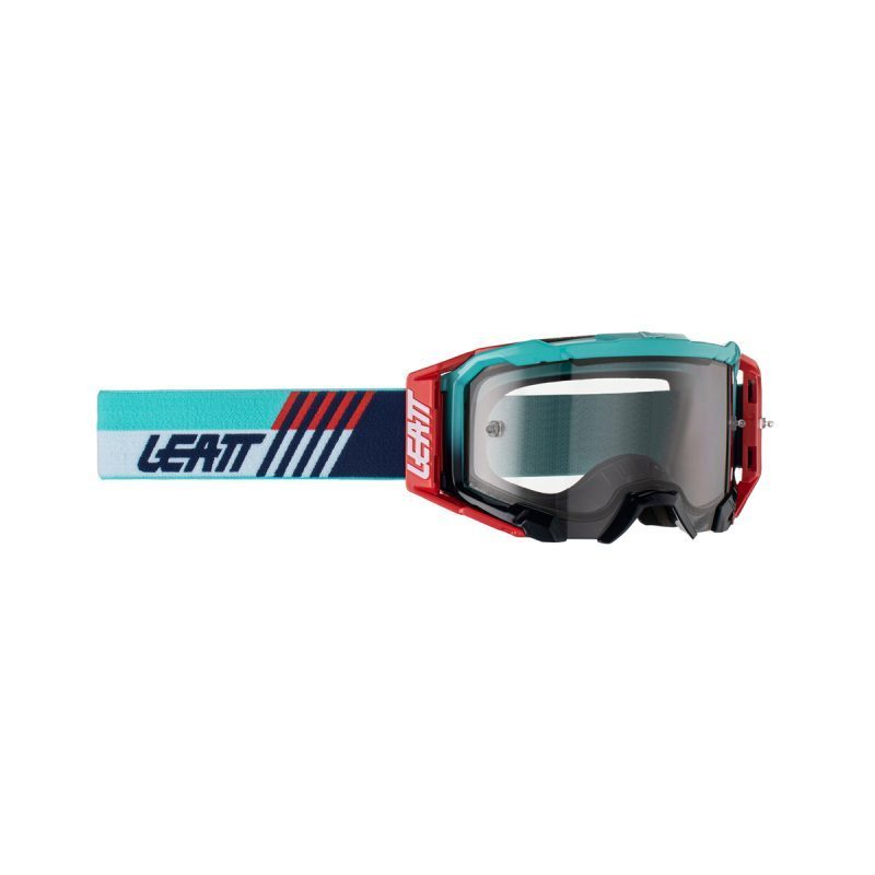 Leatt Velocity 5.5 AQUA Light GREY 58% Goggles Goggles - Red/Navy/Blue