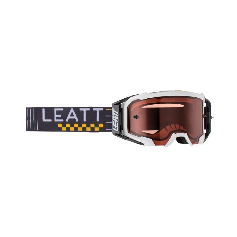 Leatt Velocity 5.5 Pearl ROSE UC 32% Goggles Goggles - White/Graphite