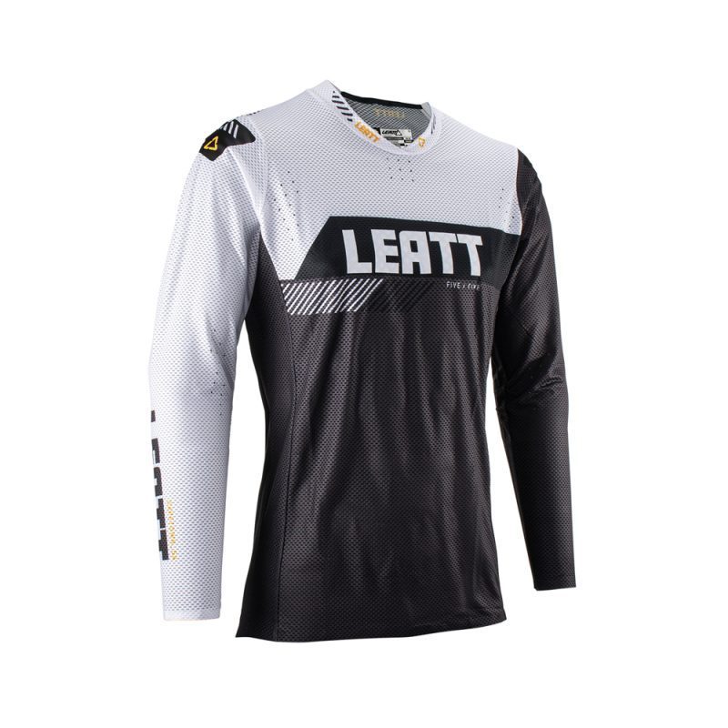 Leatt MOTO 5.5 Ultraweld Jersey - White/Black