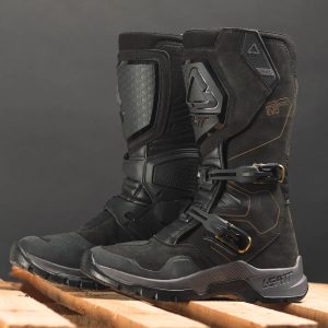 Leatt ADV Adventure Hydradri 7.5 Stealth Boots - Black/Gold