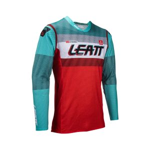 Leatt MOTO 5.5 Ultraweld Jersey FUEL - Blue/Red