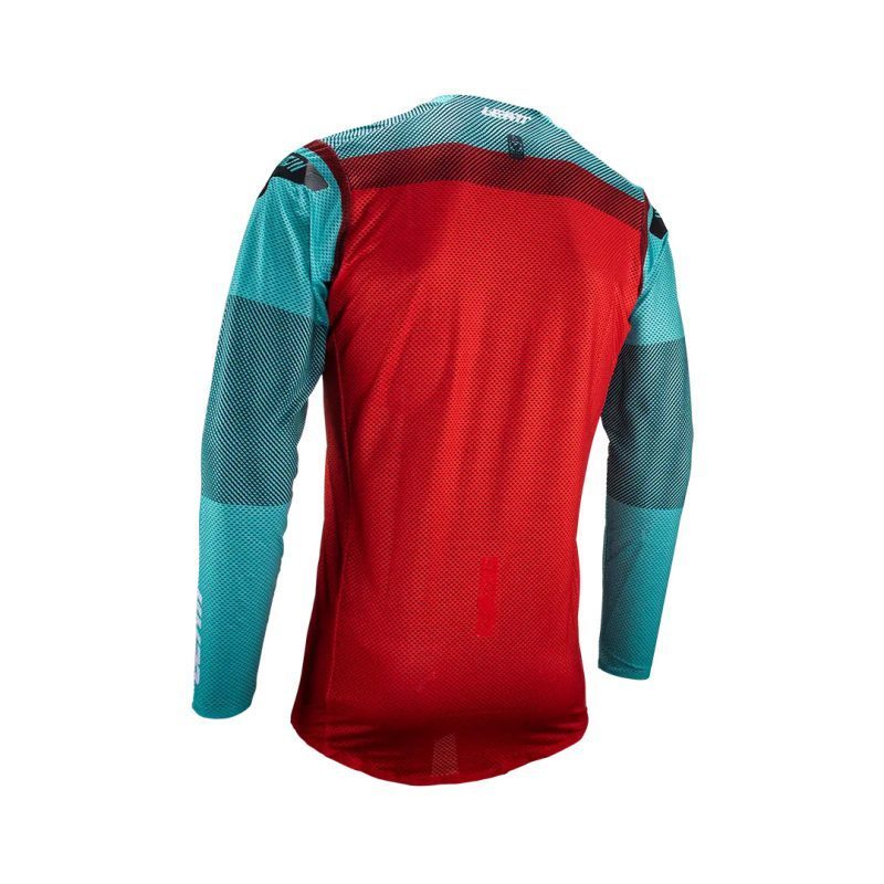 Leatt MOTO 5.5 Ultraweld Jersey FUEL - Blue/Red