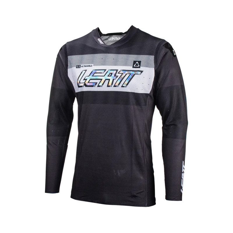 Leatt MOTO 5.5 Ultraweld Jersey - Graphite/White