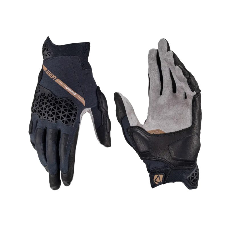 Leatt Krotkie ADV Adventure X-FLOW 7.5 Short Stealth Gloves - Black