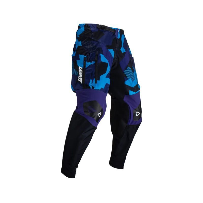 Leatt MOTO 4.5 Enduro Pants - Black/Navy/Blue/Camo