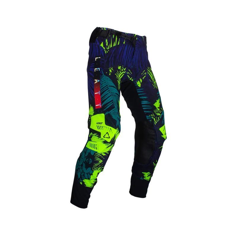 Leatt MOTO 5.5 I.k.s Pants Jungle - Black/Navy/Fluo Green
