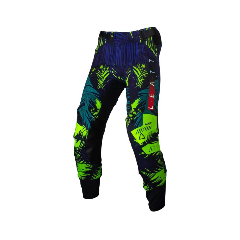 Leatt MOTO 5.5 I.k.s Pants Jungle - Black/Navy/Fluo Green