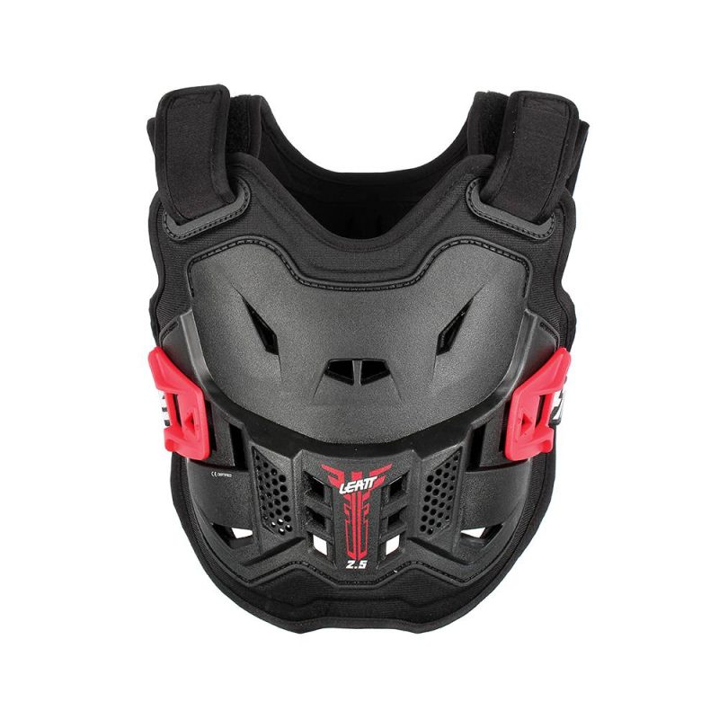 Leatt Chest Protector 2.5 KIDS Black , 110-134 CM BODY Armor - Black/Red (4-7 Lat