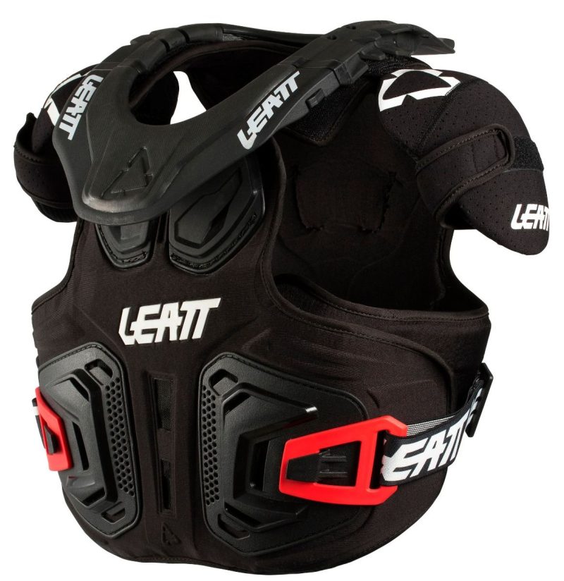 Leatt Chest Protector WITH NECK Brace Fusion VEST 2.0 Youth - Black