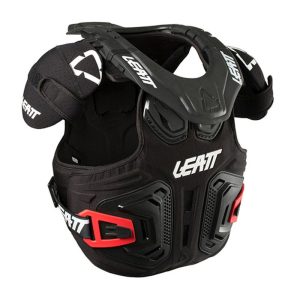 Leatt Chest Protector WITH NECK Brace Fusion VEST 2.0 Youth - Black