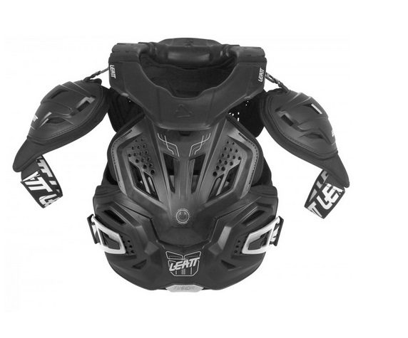 Leatt Chest Protector WITH NECK Brace Model Fusion VEST 3.0 - Black