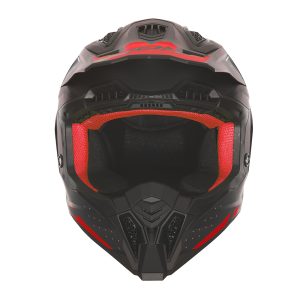 NOX OFF ROAD / Cross N634 Gradient Helmet - Black/Matte Red