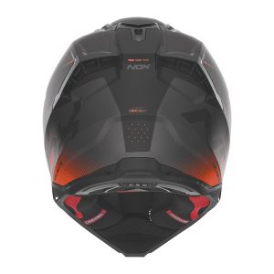 NOX OFF ROAD / Cross N634 Gradient Helmet - Black/Matte Red