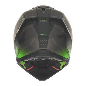 NOX OFF ROAD / Cross N634 Gradient Helmet - Matte Black/Neon Green