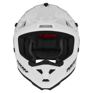 NOX Cross / Offroad N761 Solid Youth Helmet - White Polysk