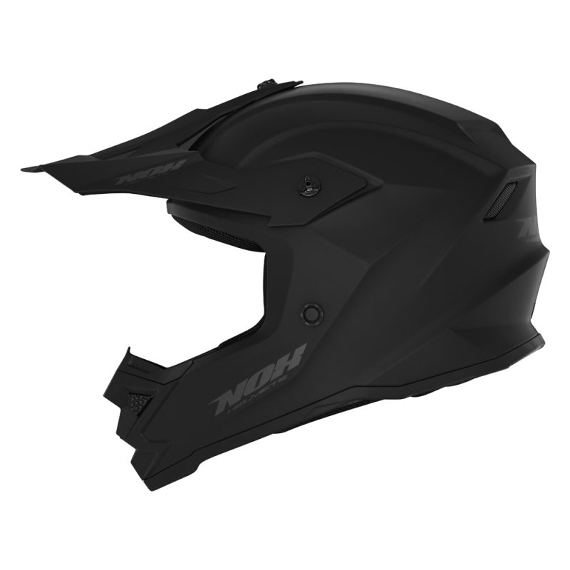 NOX Cross / Offroad N761 Solid Youth Helmet - Matte Black