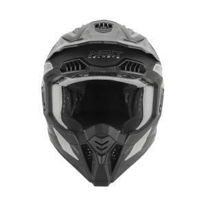 NOX OFF ROAD / Cross N634 Storm Helmet - Matte Silver/Black