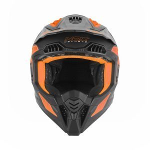 NOX OFF ROAD / Cross N634 Storm Helmet - Matte Black/Fluo Orange