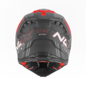 NOX OFF ROAD / Cross N634 Storm Helmet - Matte Black/Red