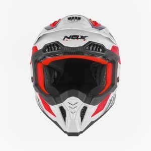 NOX OFF ROAD / Cross N634 Storm Helmet - White/Blue/Red