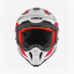 NOX OFF ROAD / Cross N634 Storm Helmet - Red/White