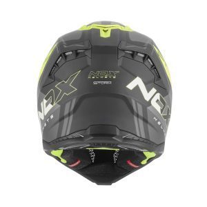 NOX OFF ROAD /CROSS N634 Storm Helmet - Matte Black/Fluo Yellow
