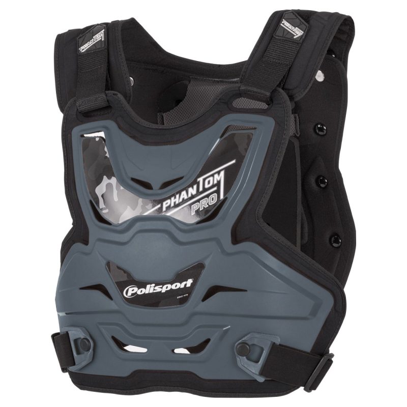 Polisport Chest Protector Model Phantom PRO - Grey/Black