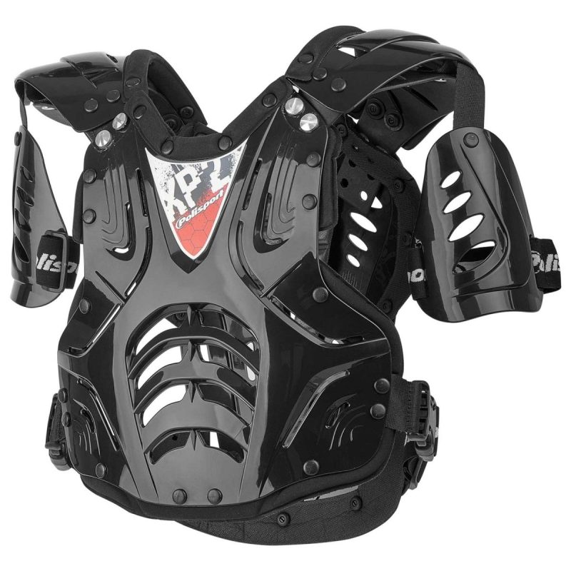 Polisport Chest Protector XP2 Z Ochraniaczami Ramion - Black