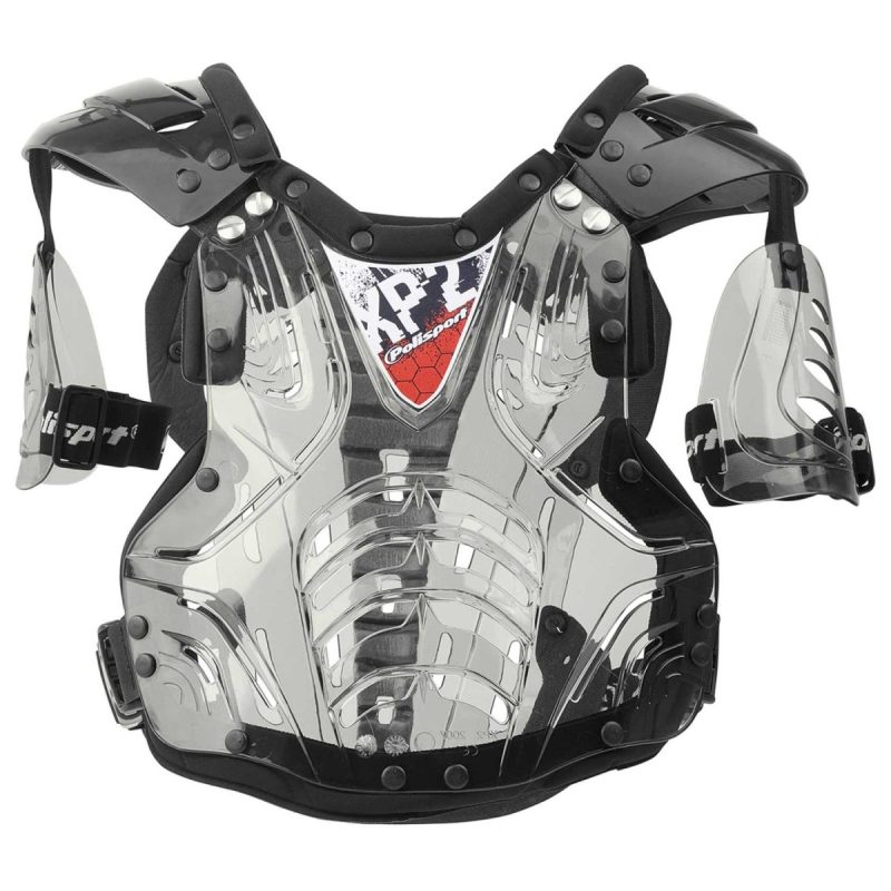 Polisport Chest Protector XP2 Z Ochraniaczami Ramion - Clear/Black