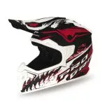 Pro Grip PG3009 Jurassic Youth Cross Helmet, Size L (3009-149) 2 Progrip PG3009 Jurassic Cross Youth size L 3009-149 certification ECE 22R06, fasteners DD Helmet - White/Red/Matte Black