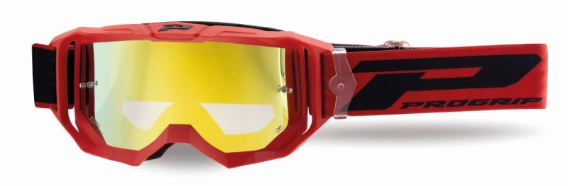 Progrip PG3300-411 FL Vision GO Goggles - Matte Red (