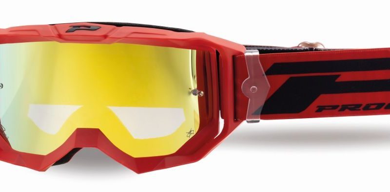 Progrip PG3300-411 FL Vision GO Goggles - Matte Red (