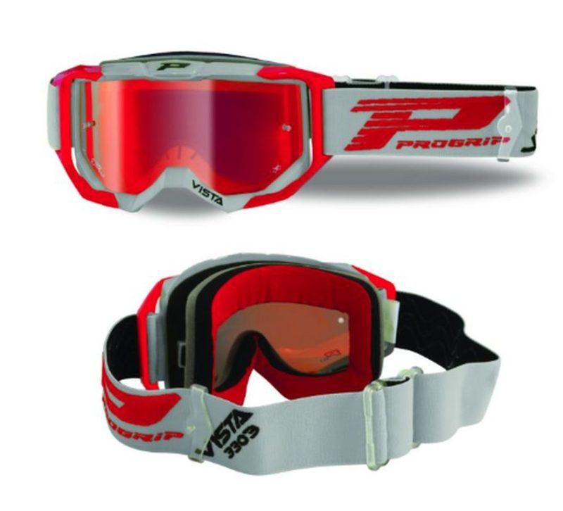 Progrip PG3303-288 FL Vista Goggles - Grey/Red (