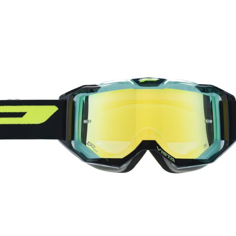 Progrip PG3303-404 FL Vista Goggles - Black/Green (