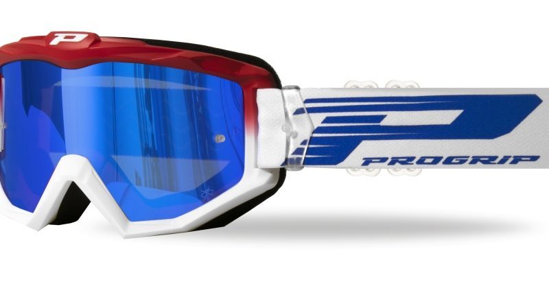 Progrip PG3201-130 FL Atzaki Goggles - Red/White (